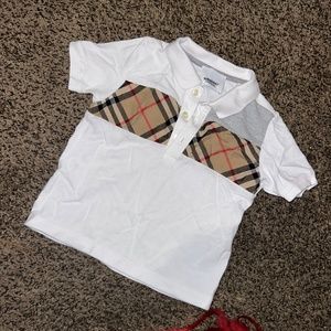 Toddler burberry shirt